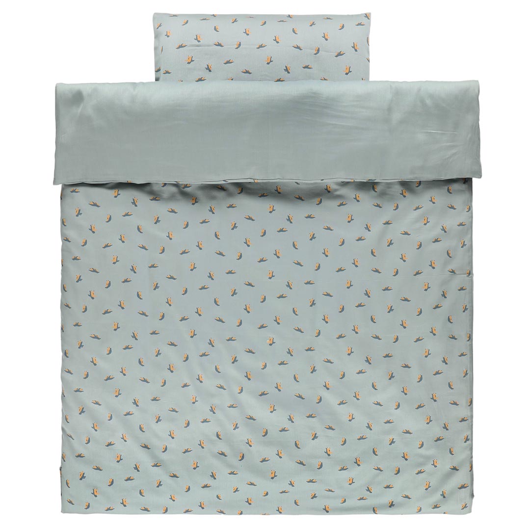 Cot duvet cover - Peppy Penguins